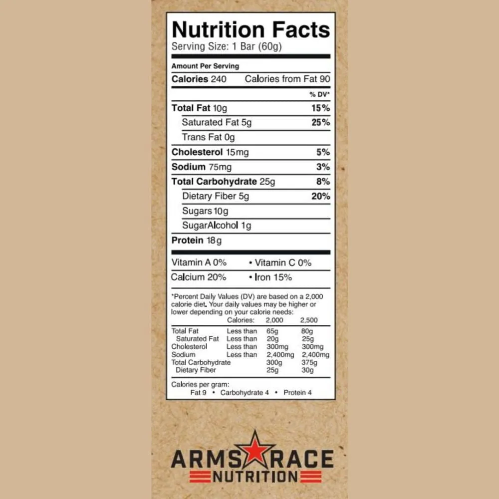 Arms Race Foundation Bars 12 Box