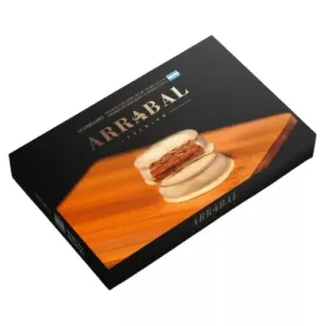 Arrabal – White Chocolate Alfajor Filled with Dulce de Leche 6u. 360g/0.79lb