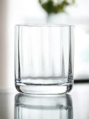 Artisan Street - Set Of Four Ripple Effect Short Tumbler Glasses