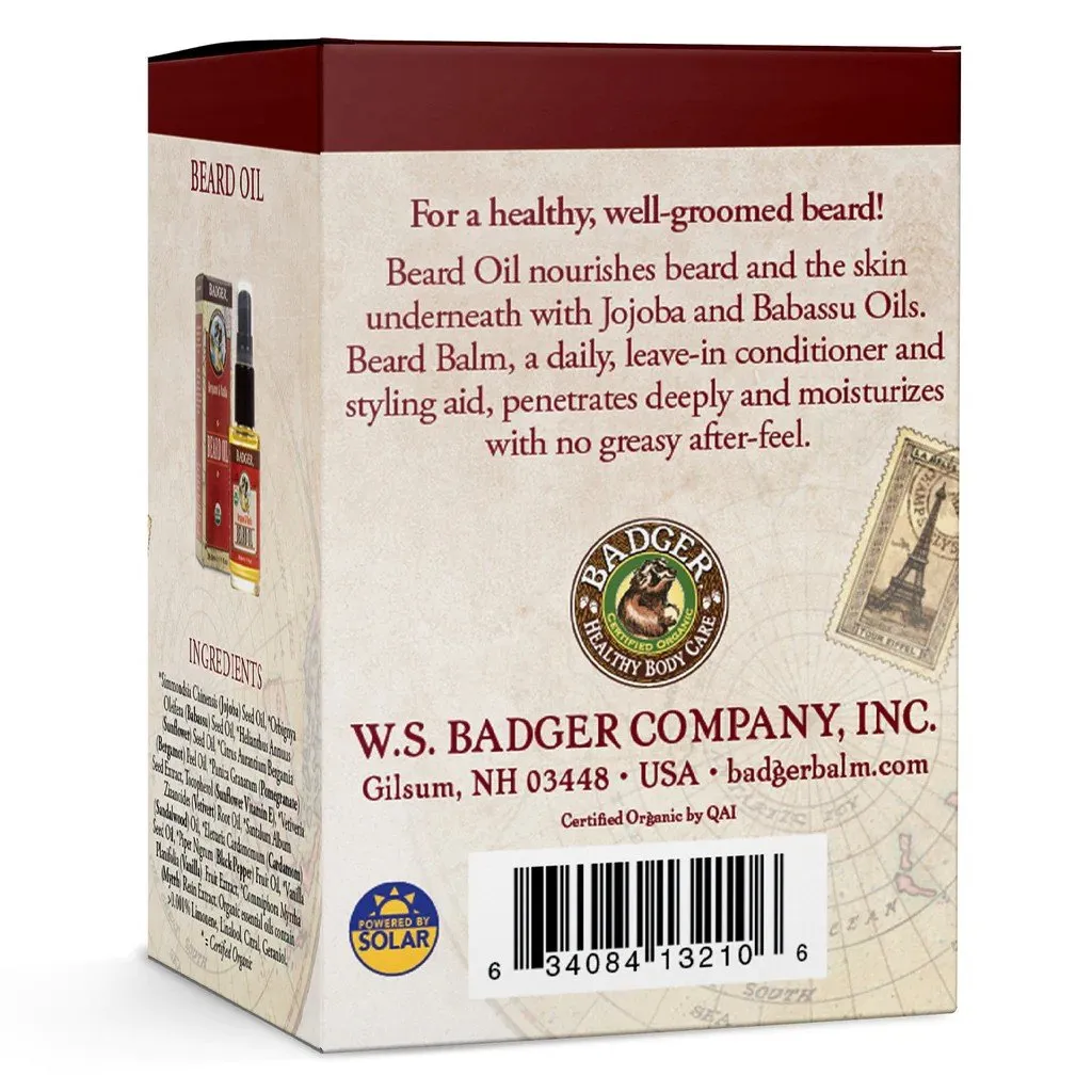 Badger Beard Grooming Kit 2 pieces Kit