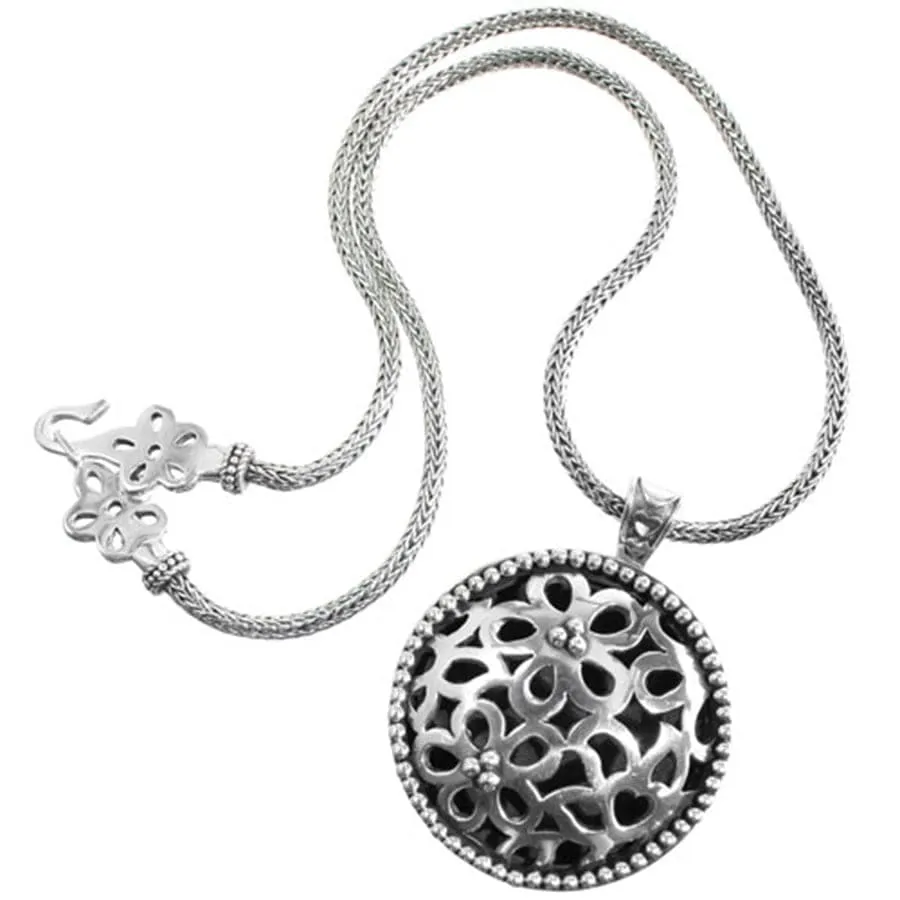 Bali Lacy Daisy Pendant Necklace