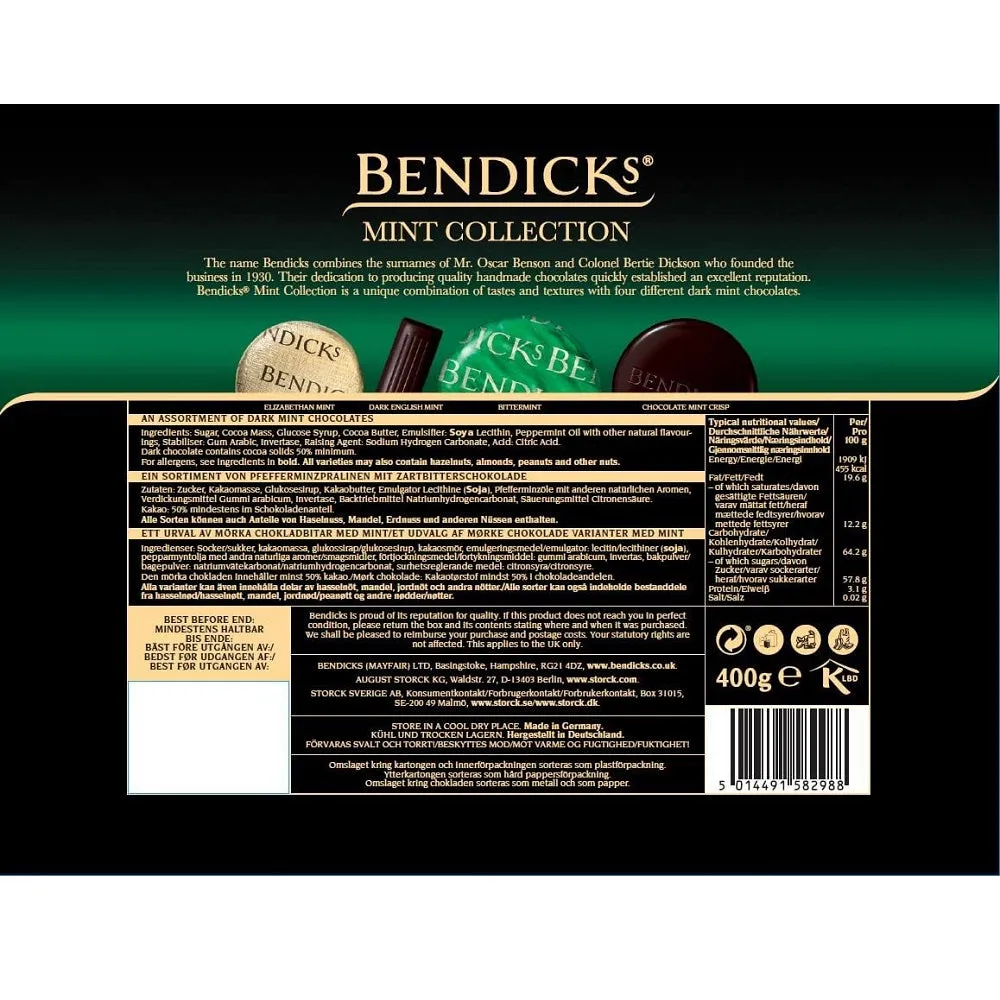 Bendicks Mint Collection 400g