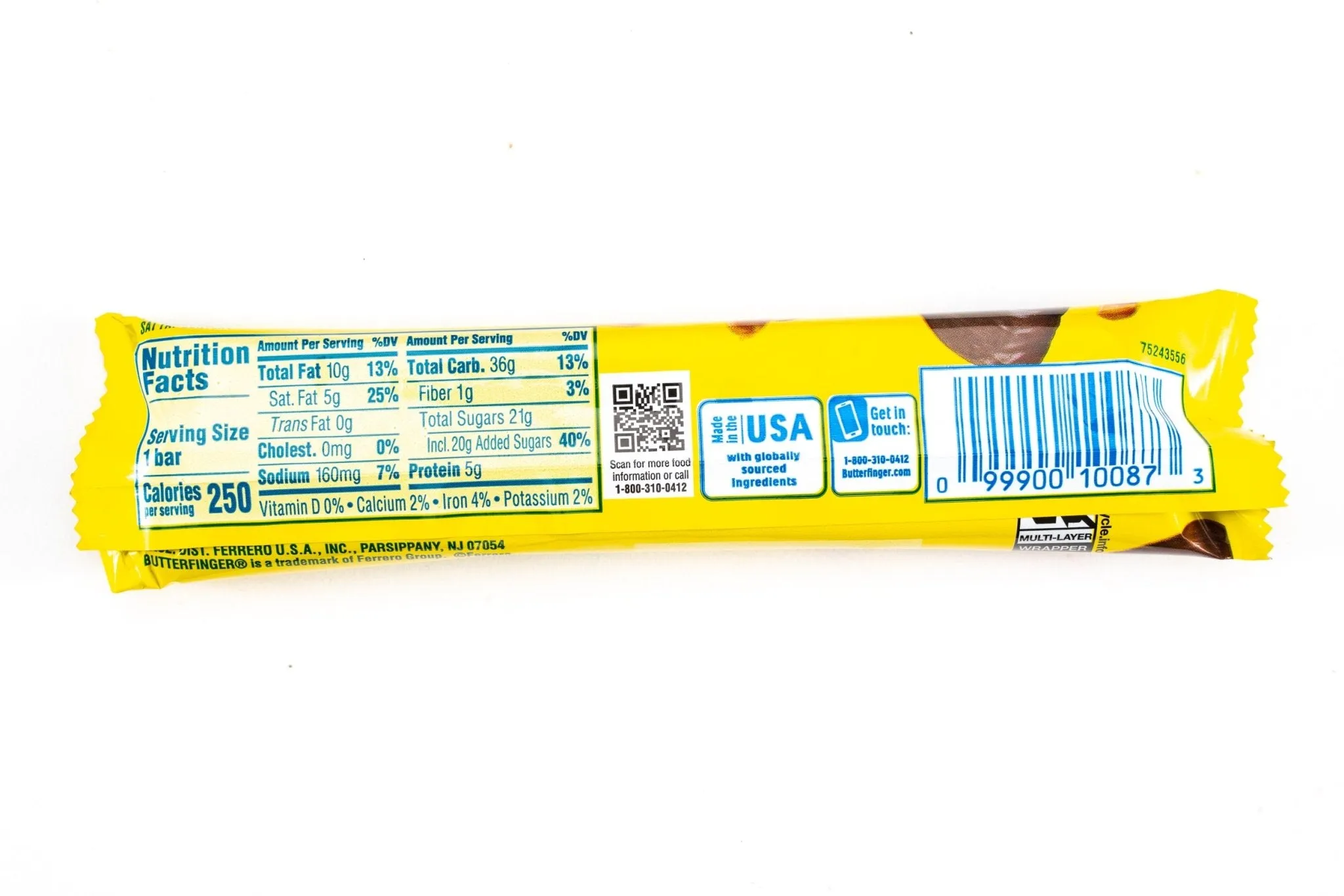 Butterfinger Chocolate Peanut Butter Full Size Candy Bar (1.9 oz)