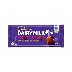 CADBURY DAIRY MILK FRUIT & NUT CHOCOLATE 160G