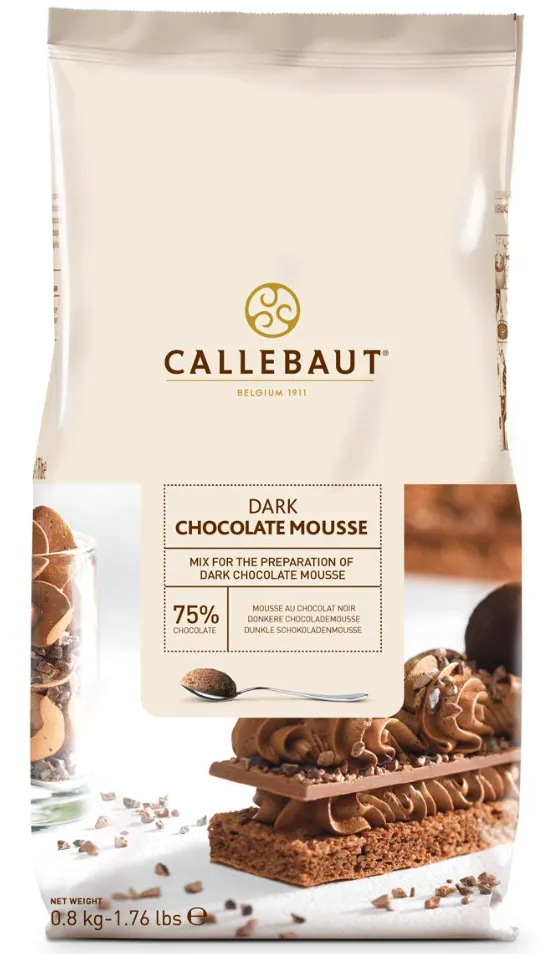 Callebaut Mousse Dark Chocolate 800g