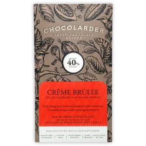 Chocolarder Crème Brulee w/ Cranberry Orange Bar (Limited Edition)