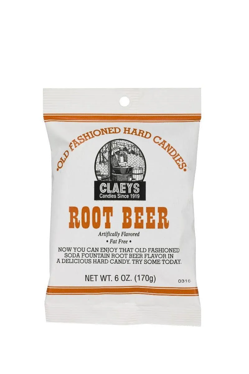 Claeys Root Beer Old Fashioned Hard Candies