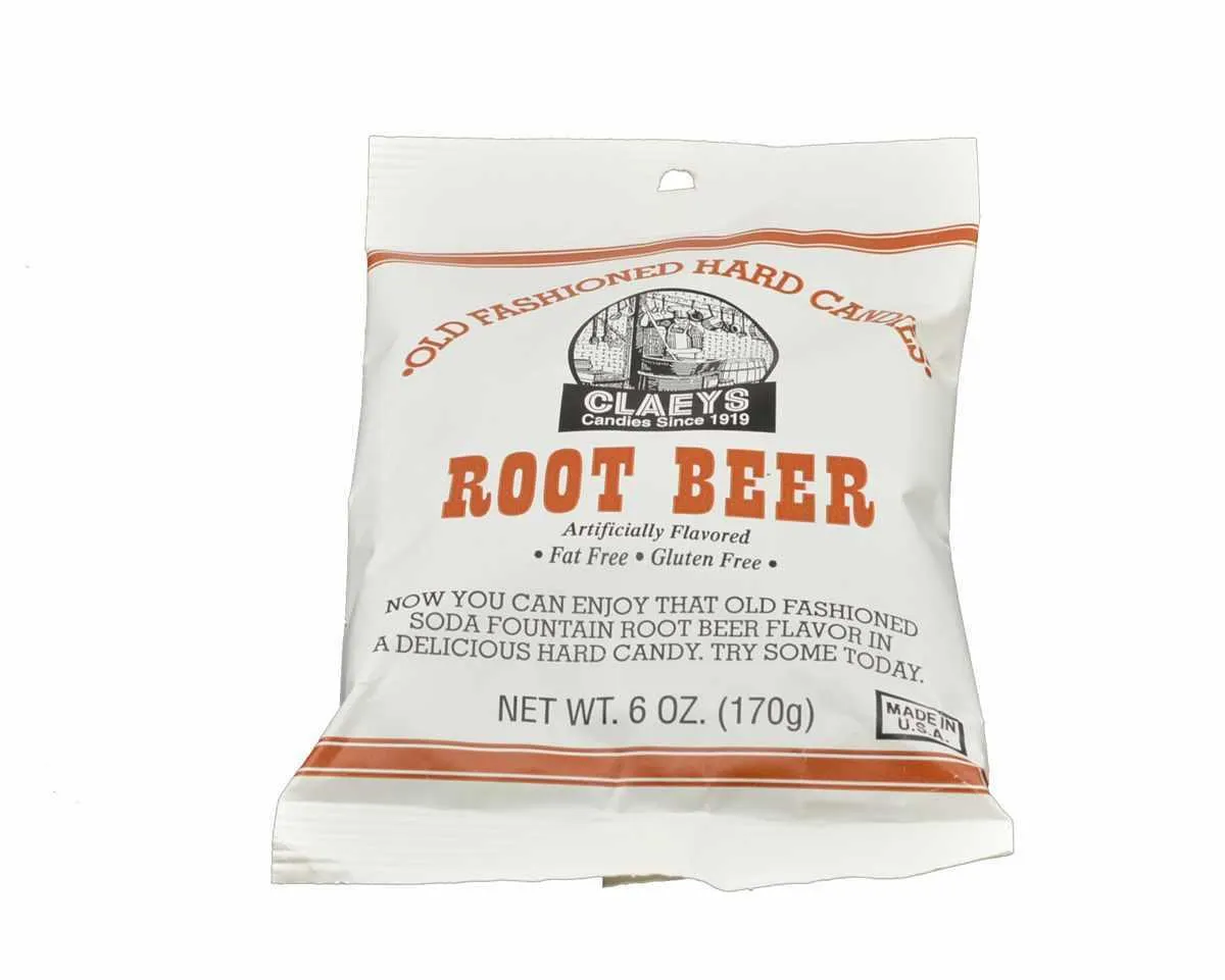 Claeys Root Beer Old Fashioned Hard Candies