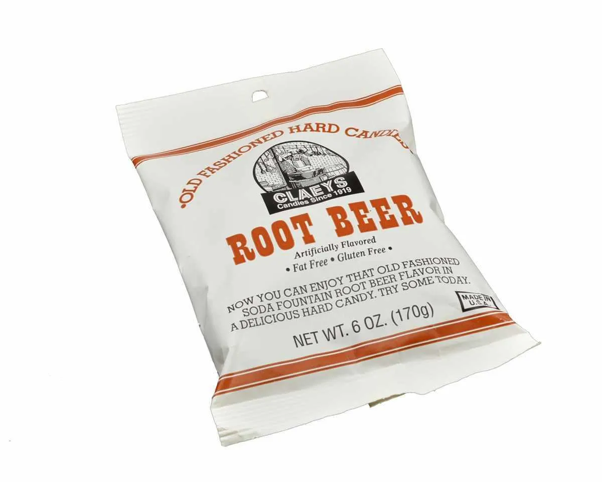 Claeys Root Beer Old Fashioned Hard Candies