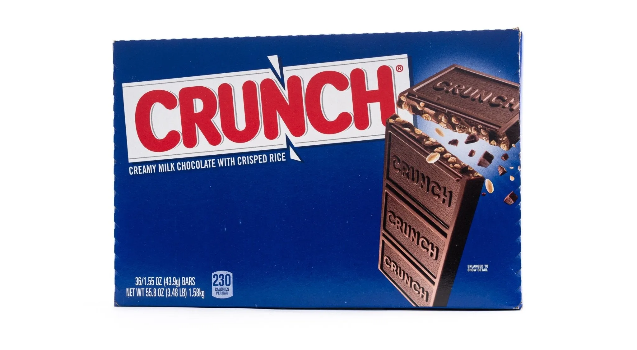 Crunch Creamy Milk Chocolate Candy Bar Bulk Box (1.55 oz, 36 ct.)