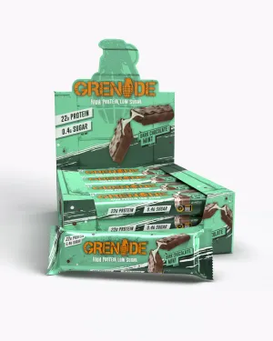 Dark Chocolate Mint Protein Bar - FREE SHIP