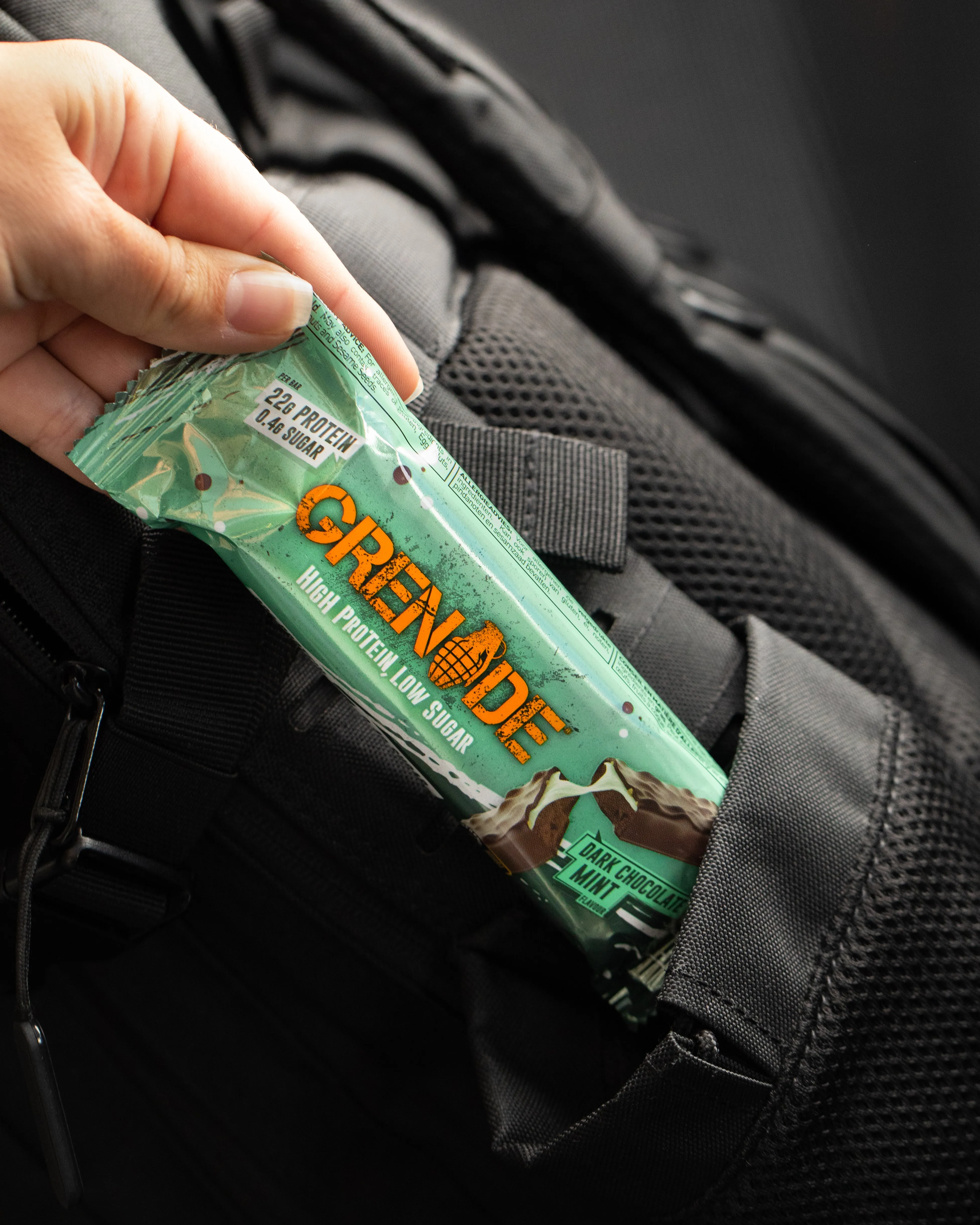 Dark Chocolate Mint Protein Bar - FREE SHIP