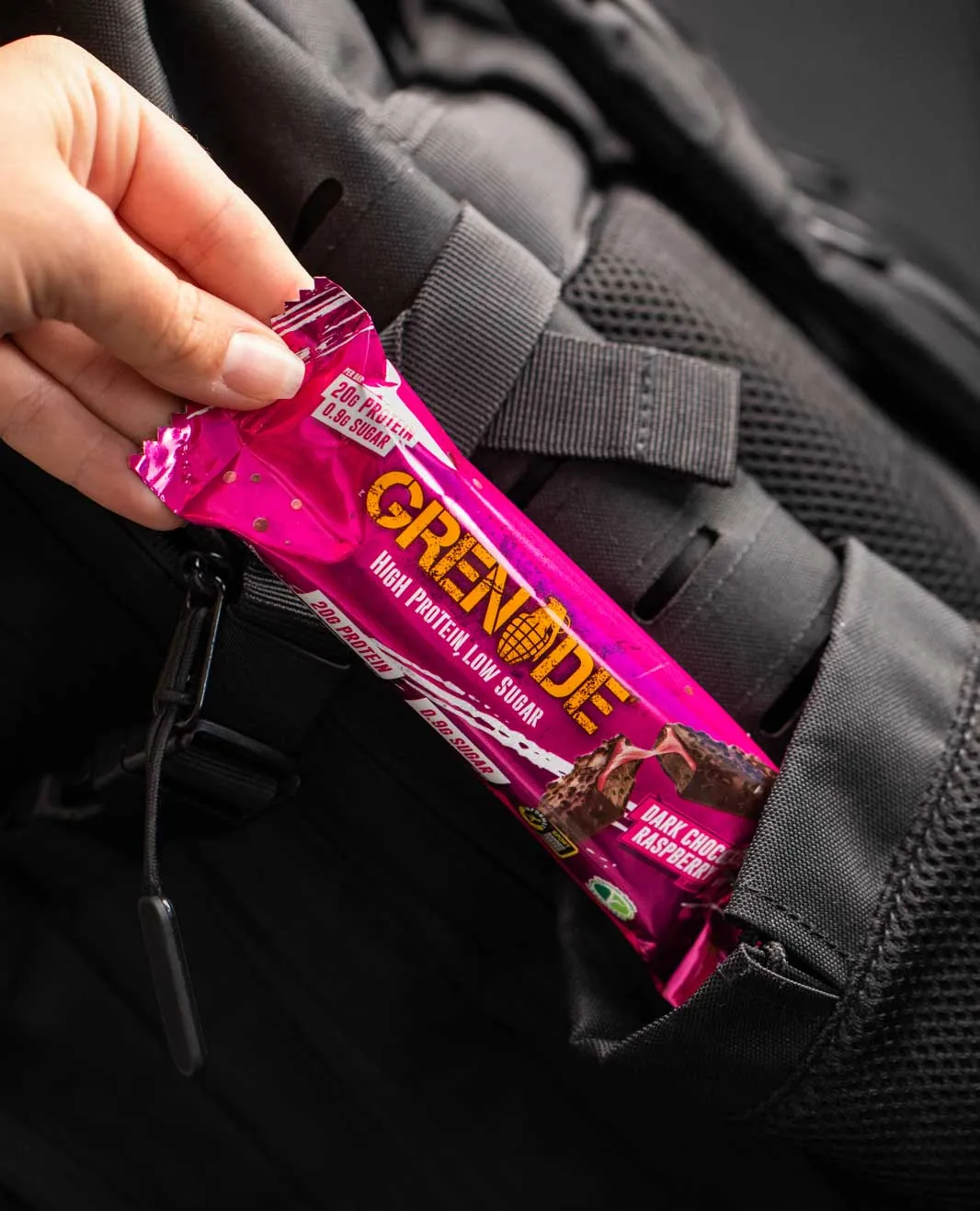 Dark Chocolate Raspberry Protein Bar