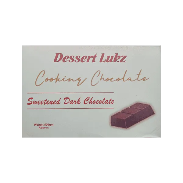 DESSERT LUKZ COOKING DARK CHOCOLATE 500GM