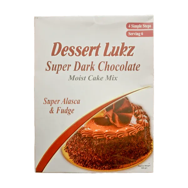 DESSERT LUKZ SUPER DARK CHOCOLATE CAKE MIX 300GM