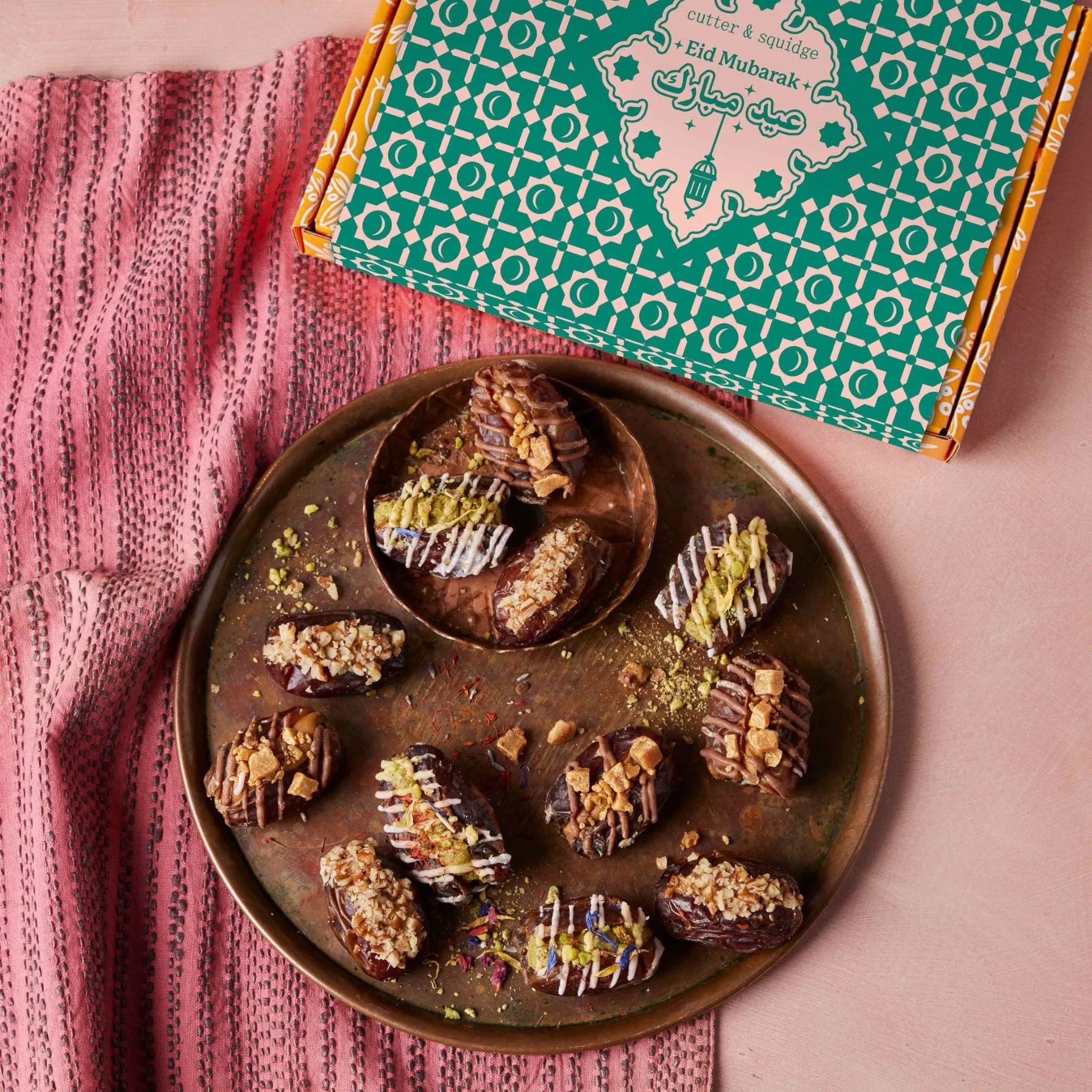 Eid Mubarak Stuffed Medjool Dates