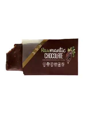 Energy Bar, Vegan Dark Chocolate, 2oz, Rawmantic