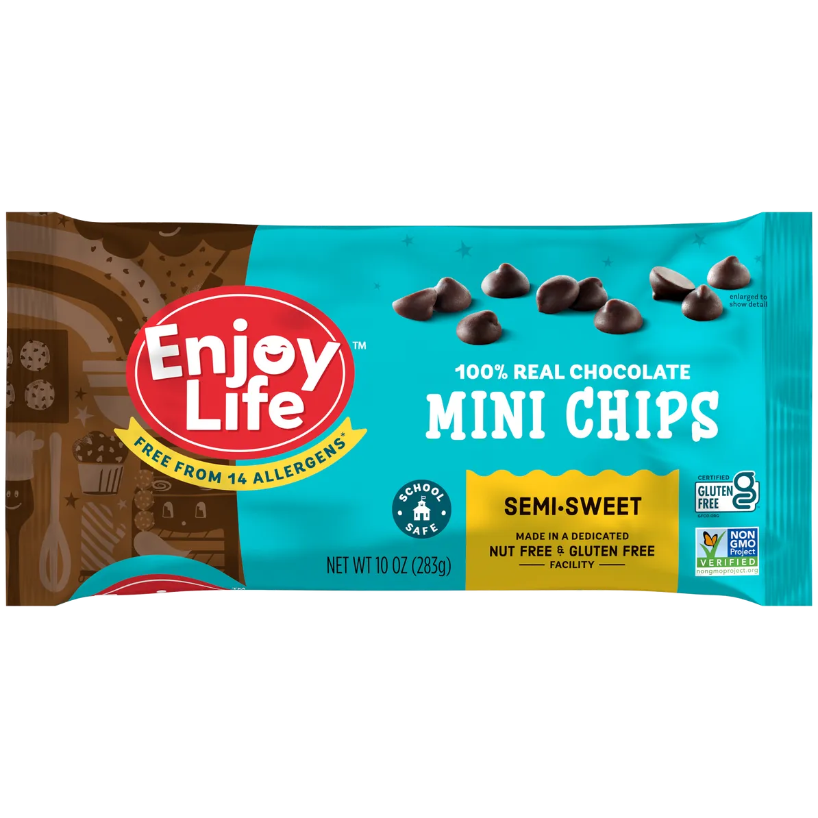 Enjoy Life Mini Semi-Sweet Chocolate Chips 283g