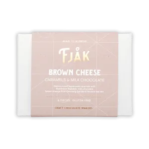 Fjåk Chocolate Coated Brown Cheese Caramels (6 pcs)