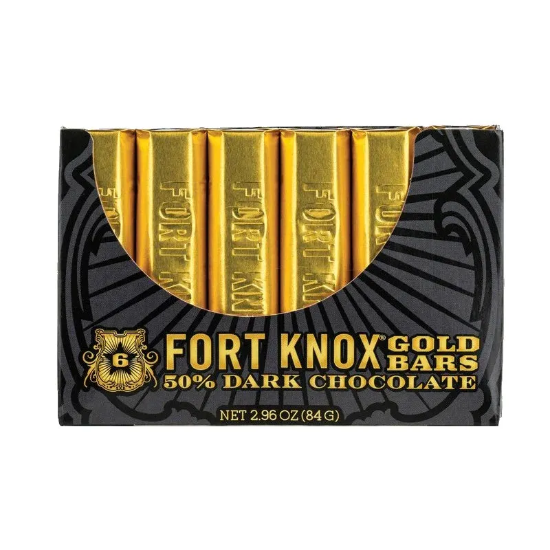 Fort Knox Mini Gold Bar, 50% Dark - 2.96oz