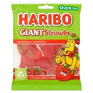 Haribo Giant Strawbs Share Bag 160g