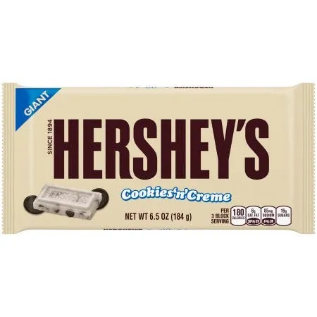 Hershey's Cookies & Creme Bar 6.5oz