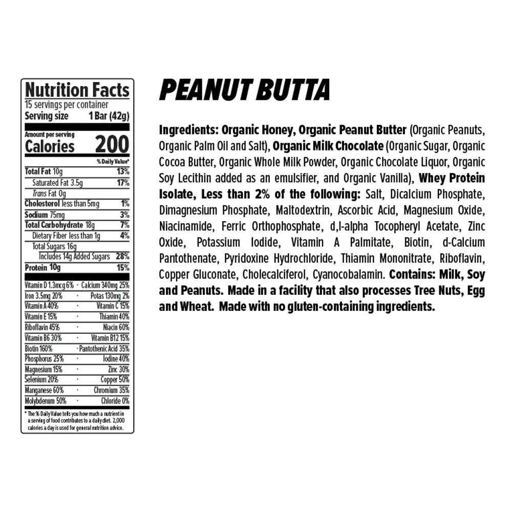 Honey Stinger Peanut Butta Protein Bar