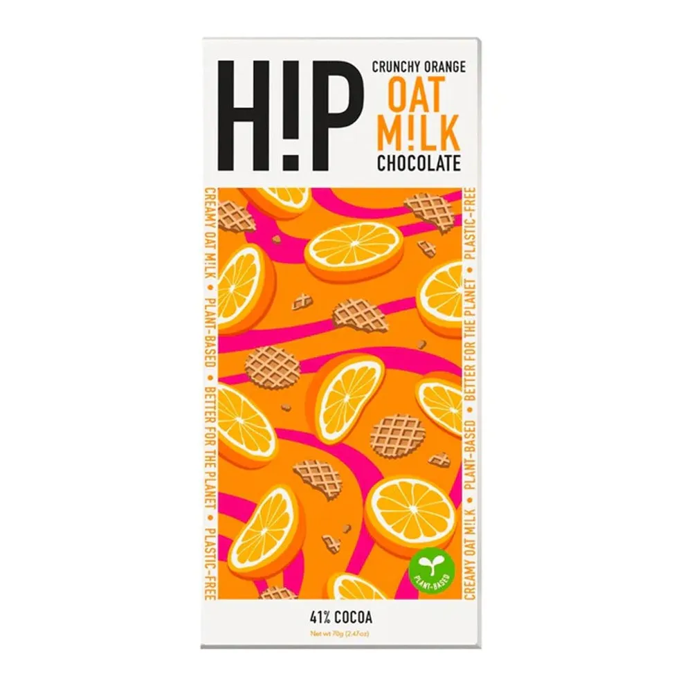 H!P Oat Milk Crunchy Orange Bar