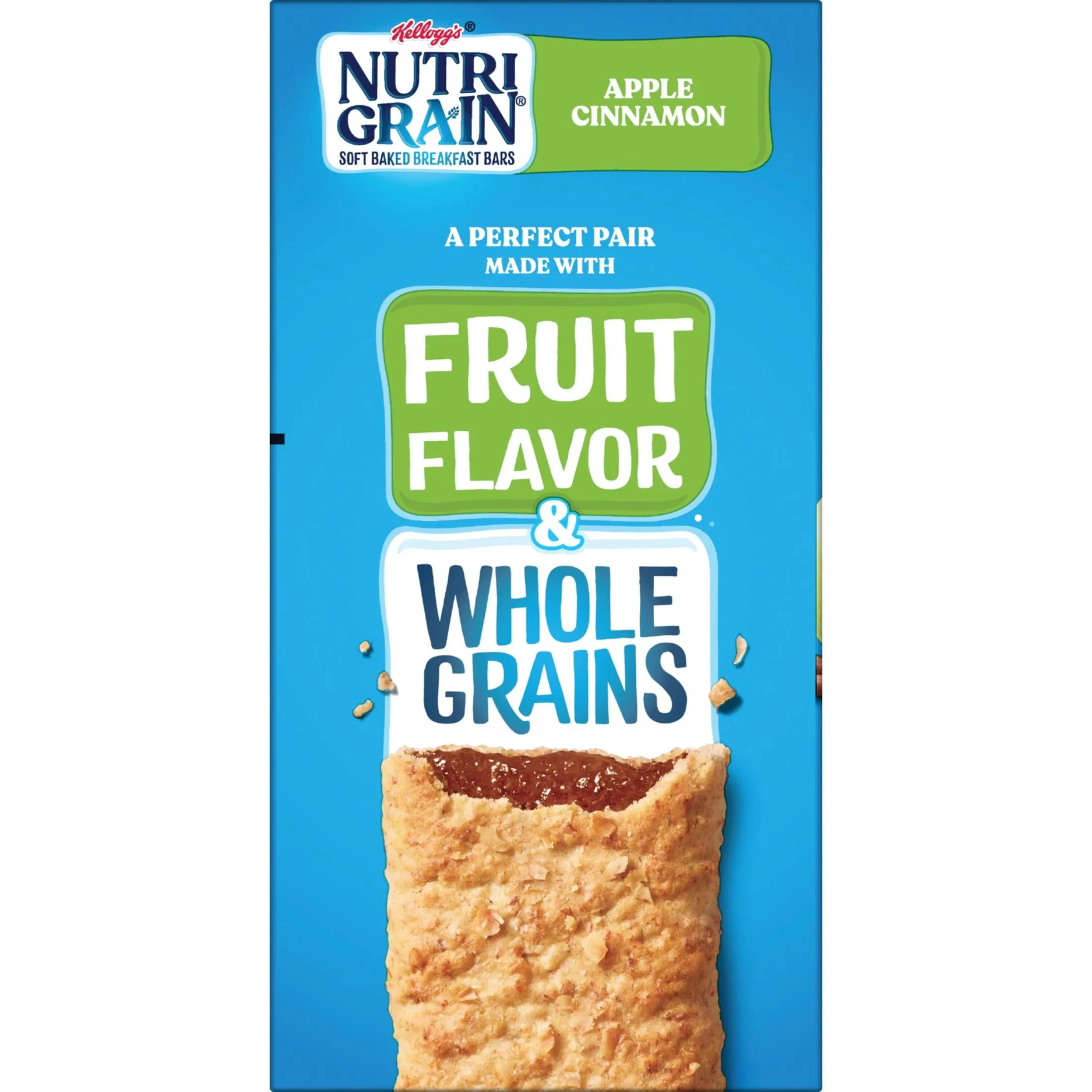 Kellogg's Nutri-Grain Apple Cinnamon Chewy Soft Baked Breakfast Bars, Ready-to-Eat, 20.8 oz, 16 Count