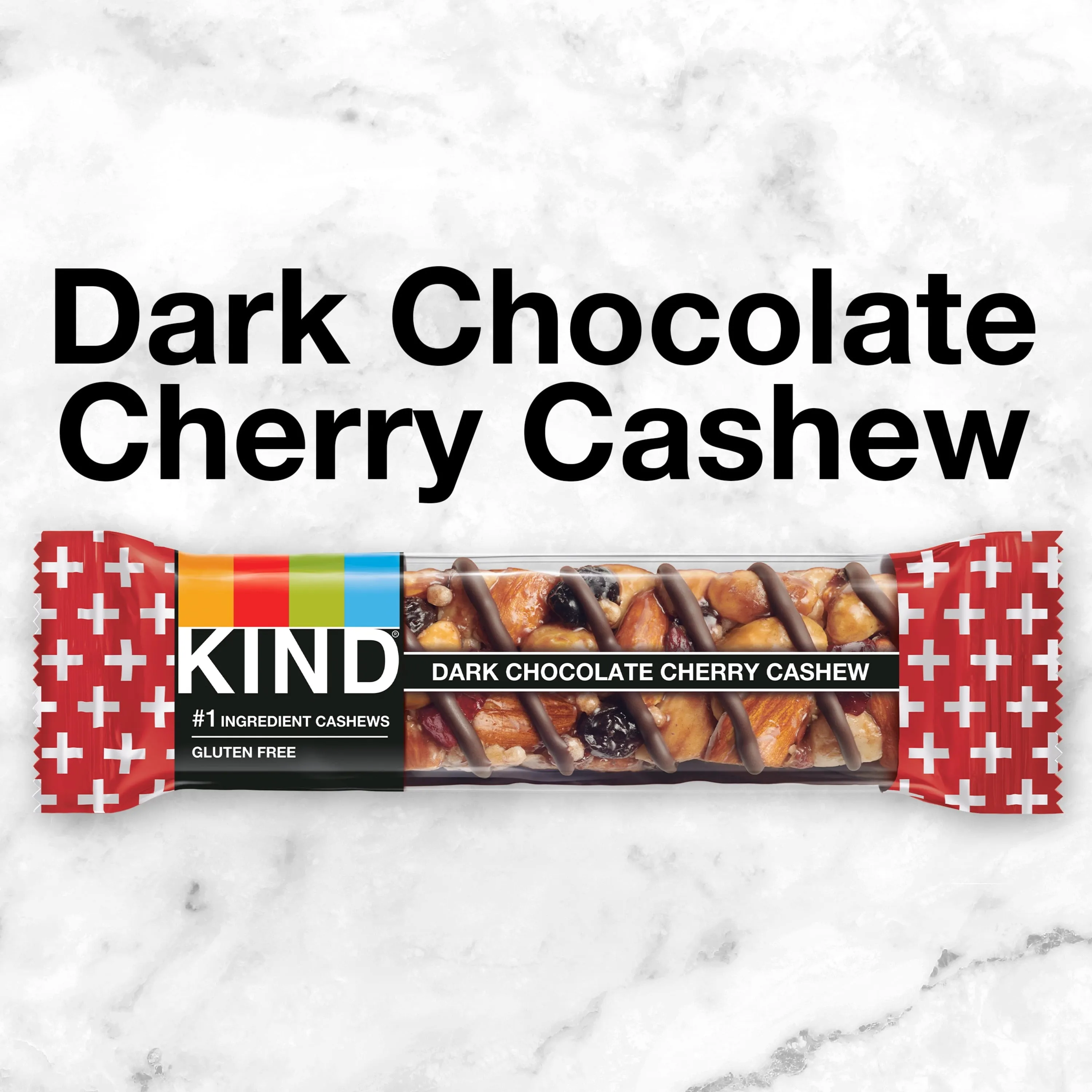 KIND Gluten Free Dark Chocolate Cherry Cashew Snack Bars, 1.4 oz, 6 Count