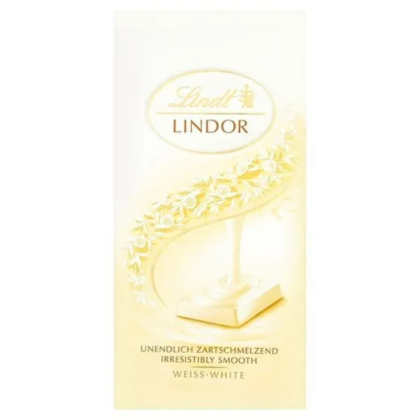 Lindt 100g White Chocolate Bar