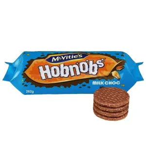 Mcvitie's Hobnobs Milk Choco Biscuits 262g