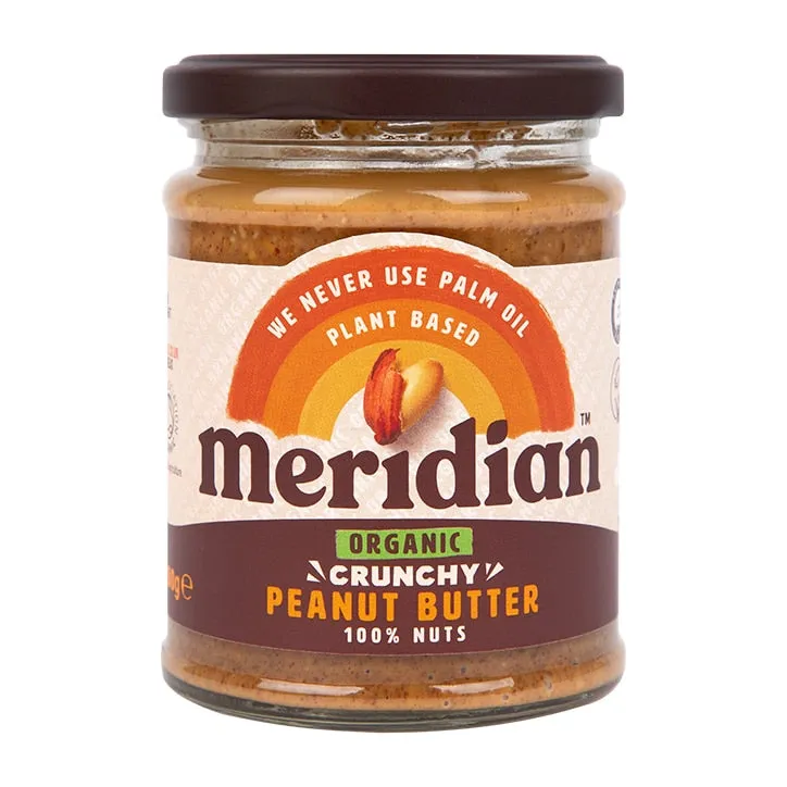 Meridian Organic Crunchy Peanut Butter 280g