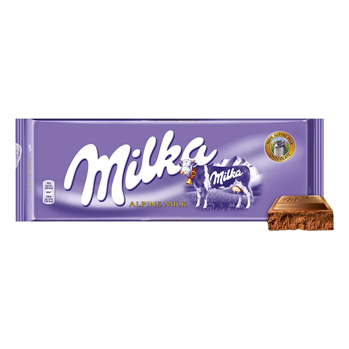 Milka Alpine Milk Chocolate Bar Pouch 270g