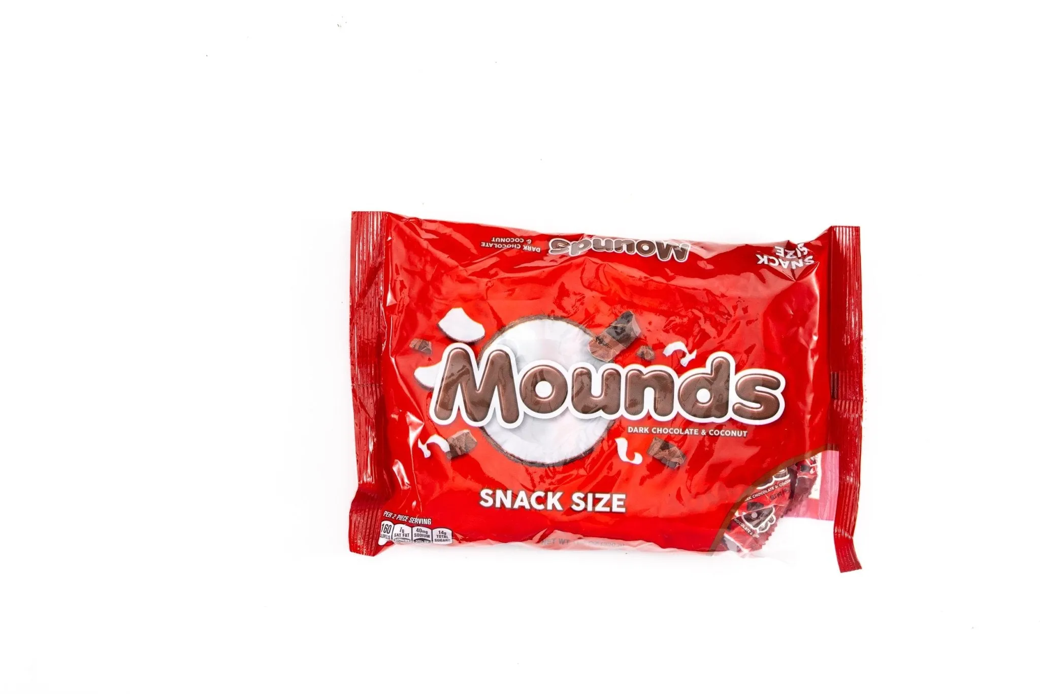 Mounds Dark Chocolate Coconut Snack Size Bulk Bag (0.5 oz, 12 ct.)