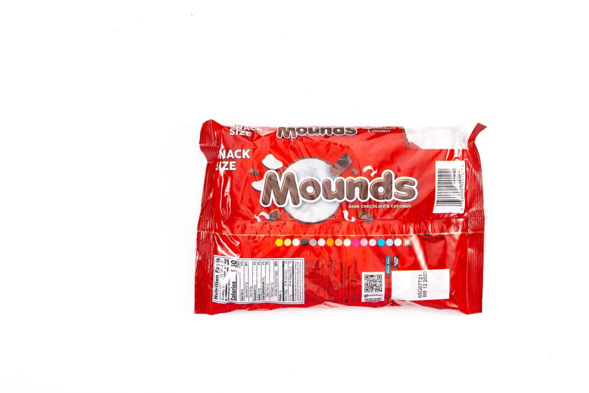 Mounds Dark Chocolate Coconut Snack Size Bulk Bag (0.5 oz, 12 ct.)