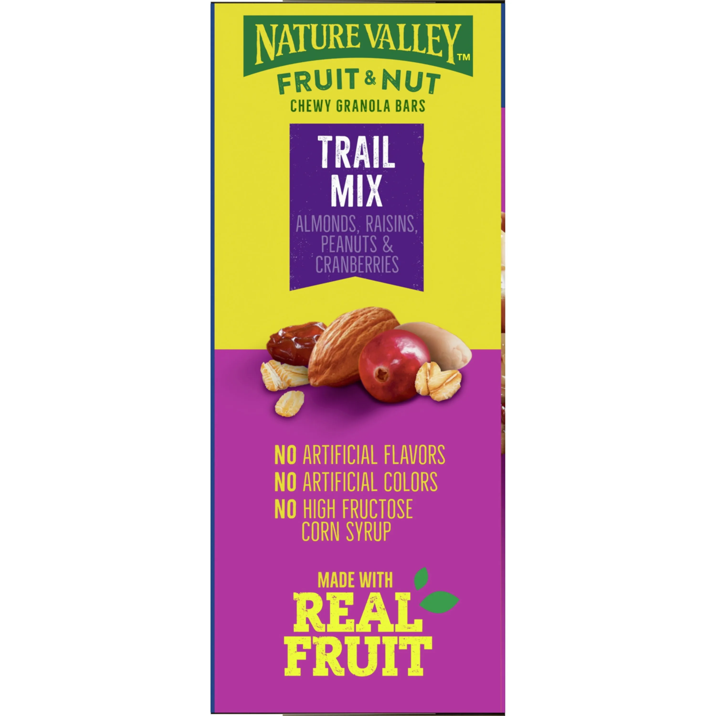 Nature Valley Chewy Fruit and Nut Granola Bars, Trail Mix, 15 Bars, 18 OZ