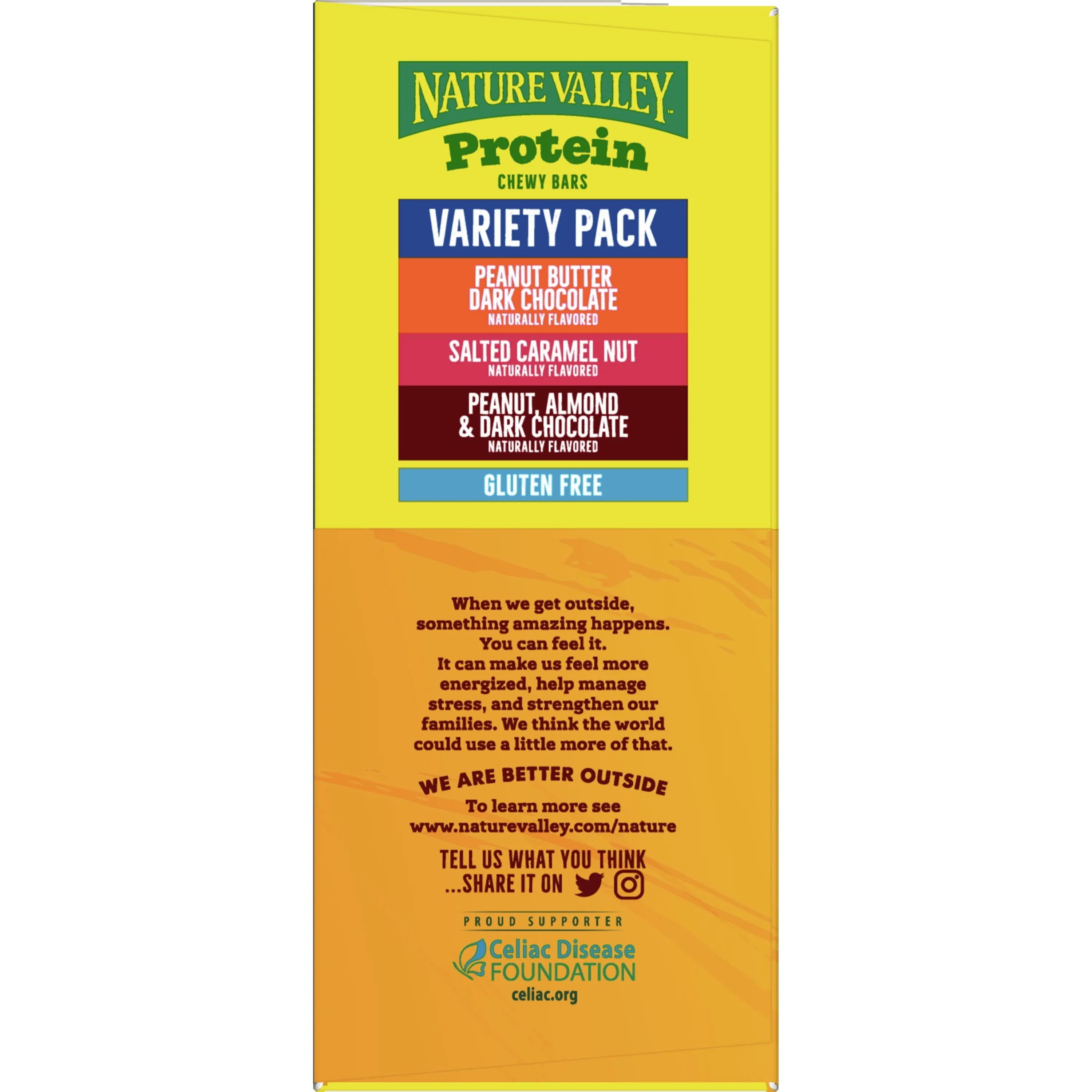 Nature Valley Protein Granola Bars, Snack Variety Pack, Chewy Bars, 15 ct, 21.3 OZ