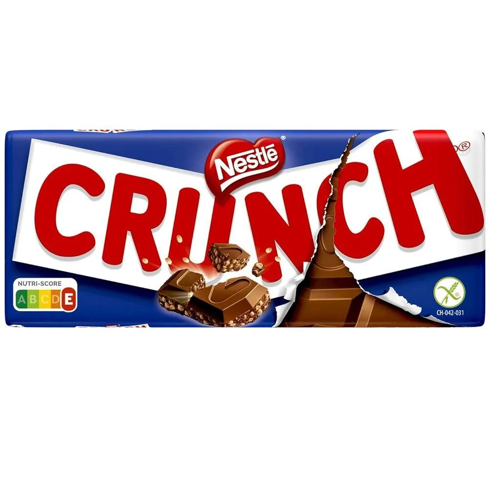 Nestlé Crunch Chocolate Bar 100g