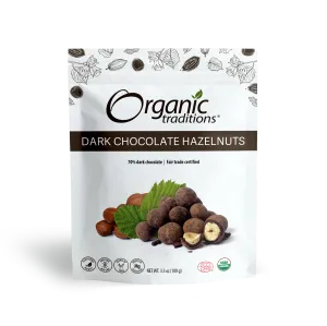 Organic Dark Chocolate Covered Hazelnuts