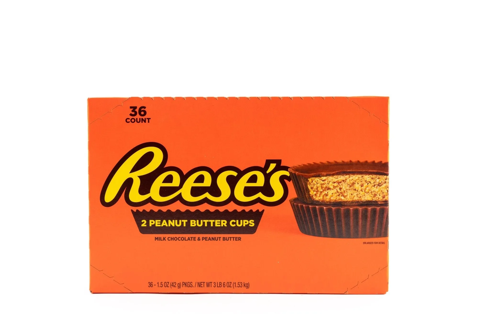 Reeses Peanut Butter Milk Chocolate Cup Bulk Box (1.5 oz, 36 ct.)