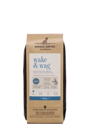 Rescue Coffee Co. Wake & Wag (Light Roast) Ground Coffee