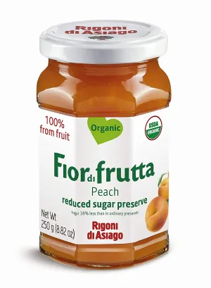 Rigoni Organic Peach Fruit Spread 8.8 oz