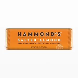 Salted Almond Dark Chocolate Candy Bar