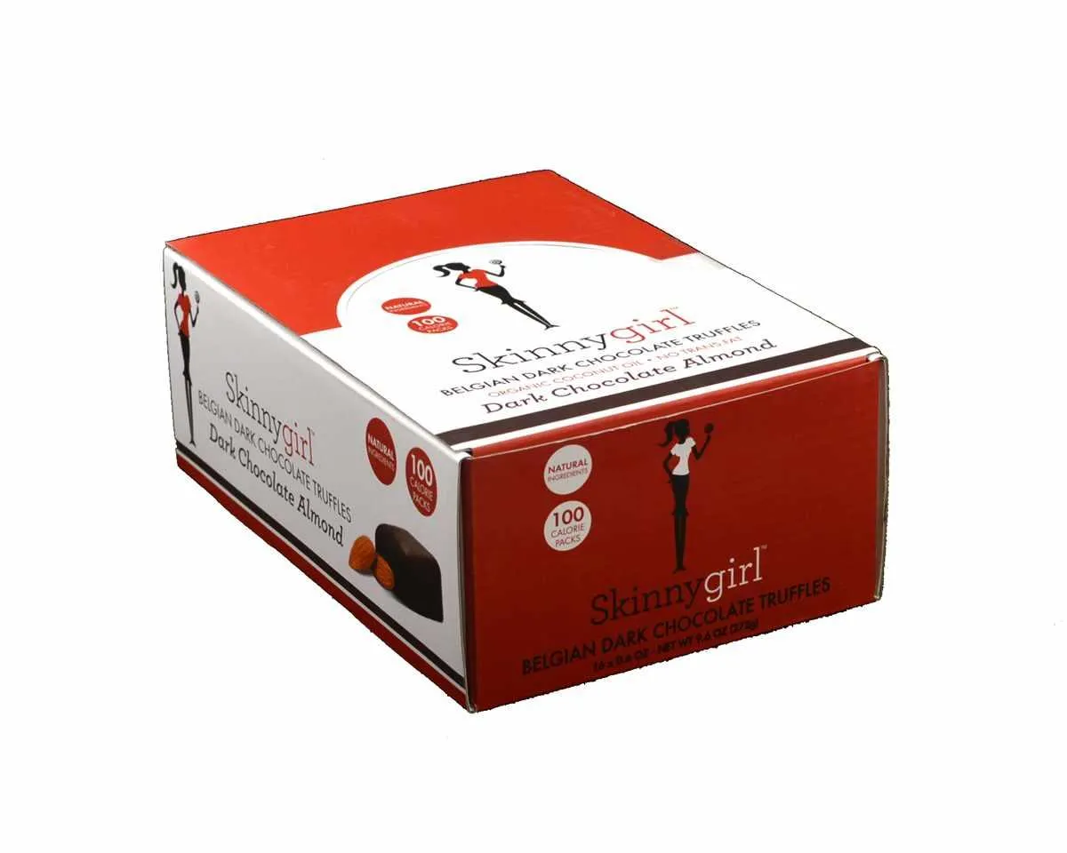 Skinnygirl Dark Chocolate Almond Truffles Box