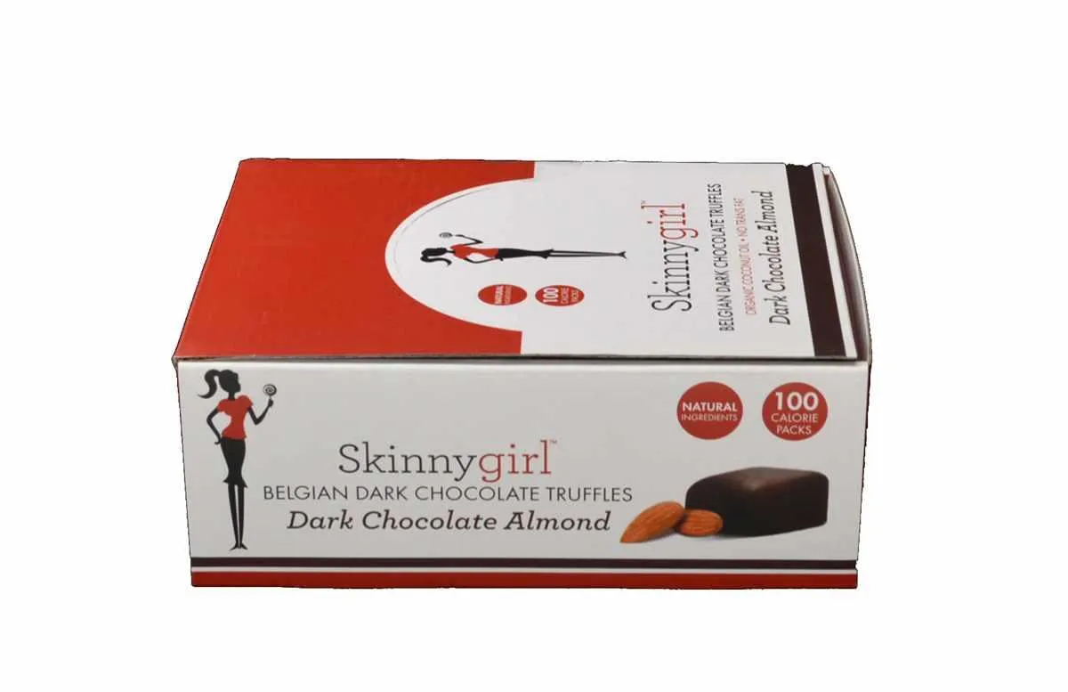 Skinnygirl Dark Chocolate Almond Truffles Box