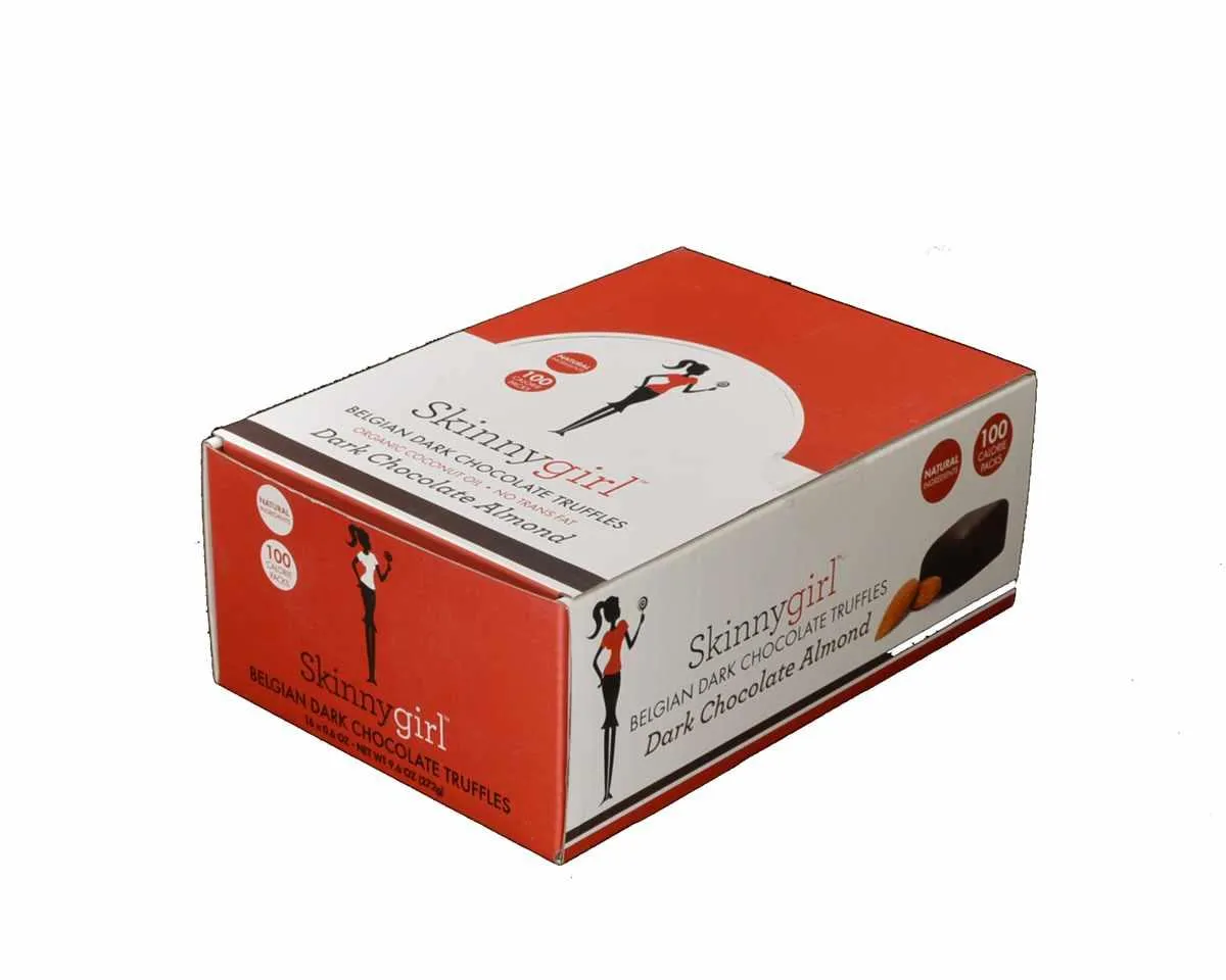 Skinnygirl Dark Chocolate Almond Truffles Box