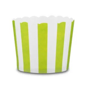 Snack Baking Cup - Lime Stripe