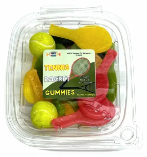 Tennis Racket Gummies 7 Oz Tub