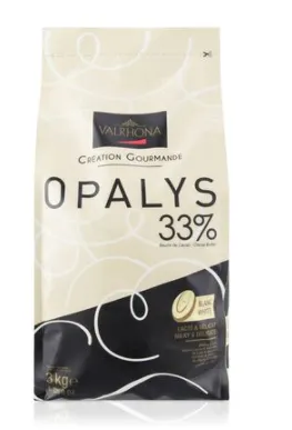 Valrhona Feves 33% Opalys 3kg